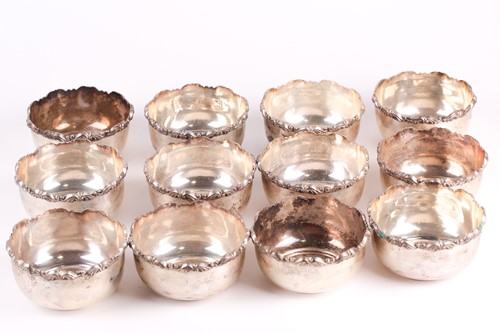 Lot 288 - A set of twelve Middle Eastern circular white...