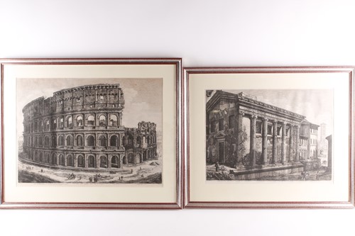 Lot 107 - After Luigi Rossini (1790-1857), 'Veduta dell'...
