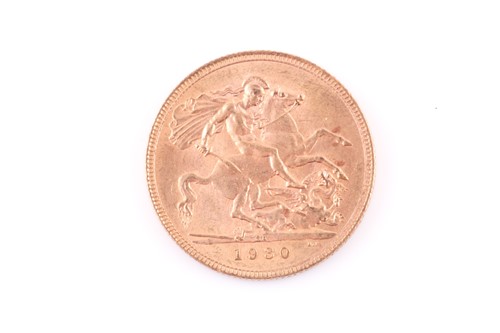 Lot 276 - A George V full sovereign, dated 1930.