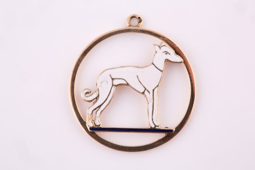 Lot 147 - A French 18ct yellow gold charm pendant, the...