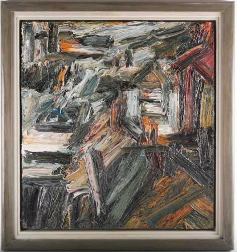 Lot 66 - Sean Ferguson (20th century), 'Welsh Rooftops,...