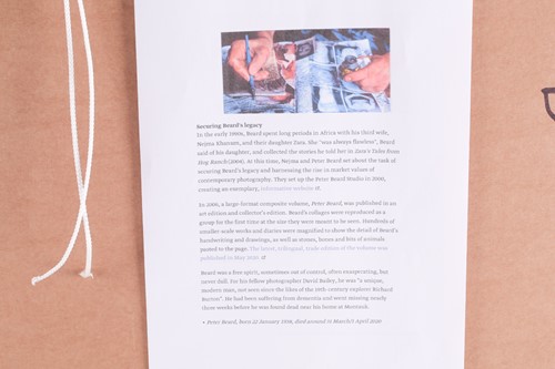 Lot 104 - Peter Beard (1938-2020) British, 'Diary' pages,...