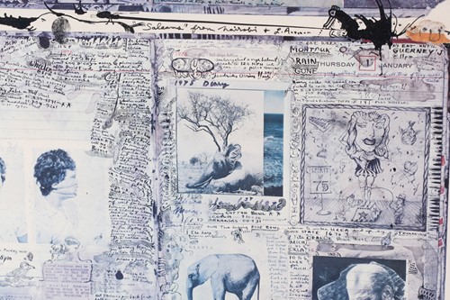 Lot 104 - Peter Beard (1938-2020) British, 'Diary' pages,...
