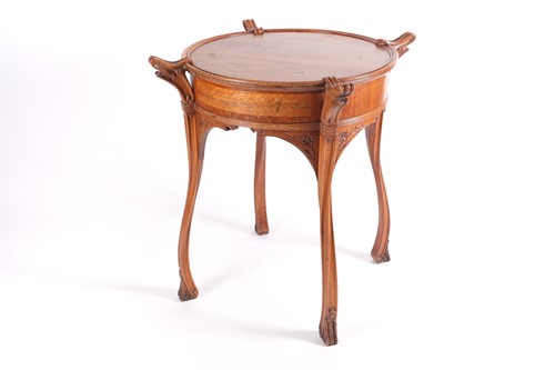 Lot 155 - In the manner of Emile Galle, an Art Nouveau...