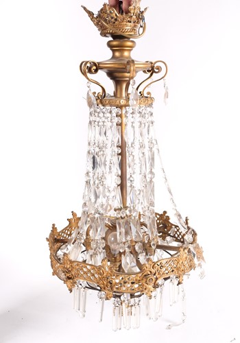 Lot 234 - A Louis XVI style gilt bronze stepped bag form...