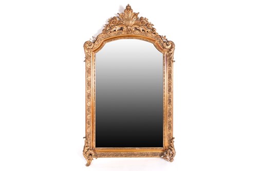 Lot 171 - A late 19th-century rococo form carved wood...