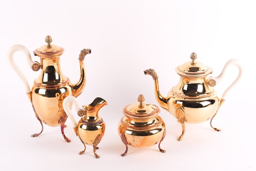 Lot 267 - An early 20th century French Empire style,...