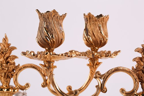 Lot 271 - A pair of 1960s heavy cast silver and silver...