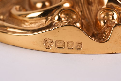 Lot 271 - A pair of 1960s heavy cast silver and silver...