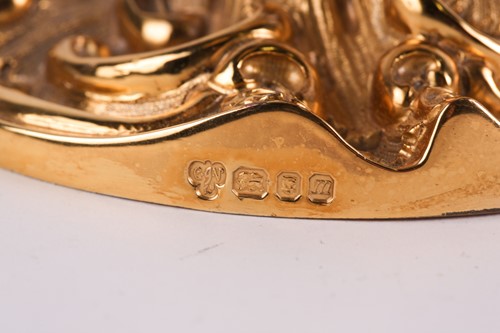 Lot 271 - A pair of 1960s heavy cast silver and silver...