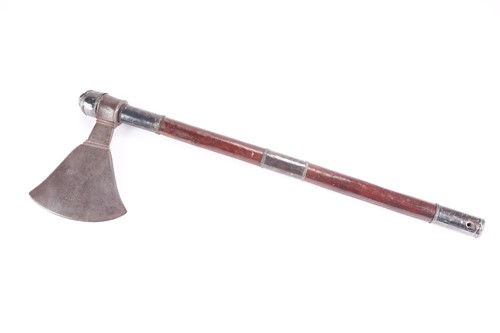 Lot 356 - A 19th century Persian or Indian Tabar axe....