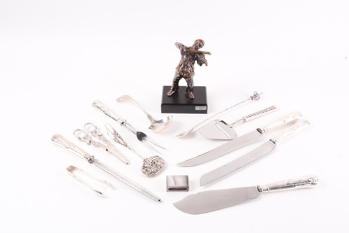 Lot 251 - A Zadok Arts of Israel sterling silver figure...