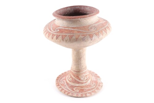 Lot 92 - A Thai Neolithic Ban Chiang pottery vessel,...