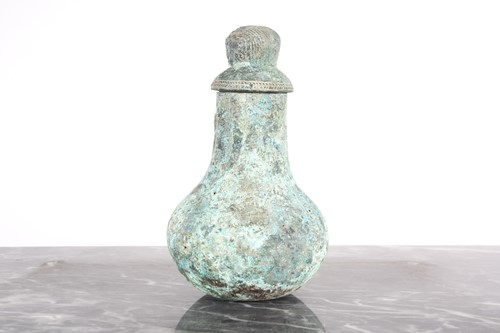 Lot 147 - An Indonesian bronze jar and cover, 19th...