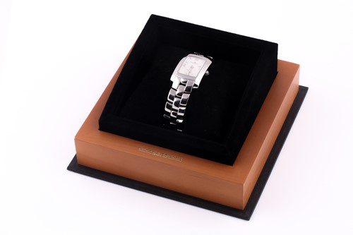 Lot 549 - A Baume & Mercier Hampton ladies stainless...