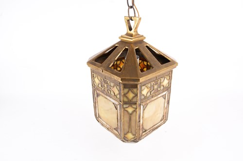 Lot 251 - An early to mid-20th century brass ceiling...