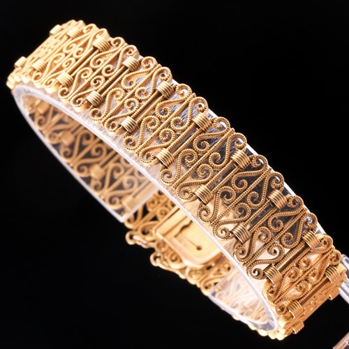 Lot 35 - A late 19th / early 20th century French 18ct...