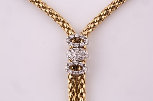 Lot 45 - Fope, Italy. An 18ct yellow gold necklace, of...