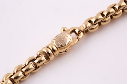 Lot 180 - Fope, Italy. An 18ct yellow gold fancy tubular...