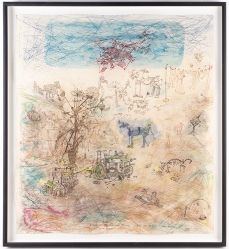 Lot 65 - Chris Orr (b.1943), ‘Down on Mechanical Farm,...
