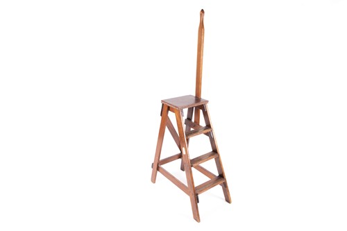 Lot 214 - A pair of 'Slingsby- Ladders' stained pine...