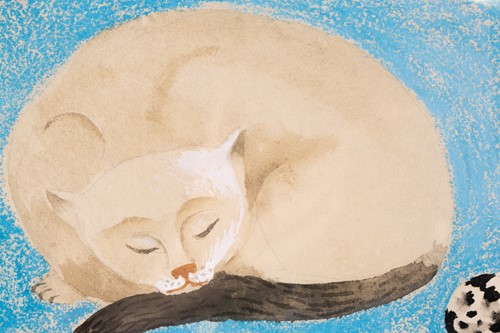 Lot 7 - Mary Fedden OBE, RA, RWA (1915-2012), 'Cat &...