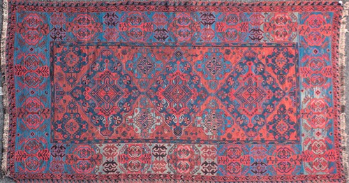 Lot 202 - A large 20th-century Caucasian brick red...