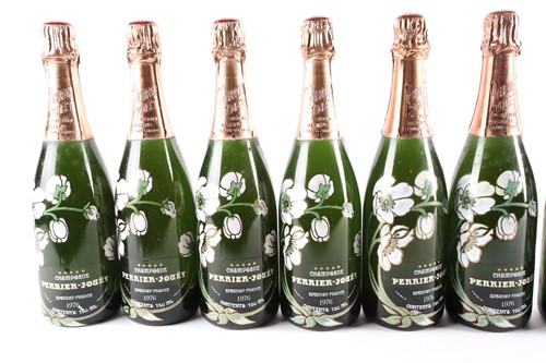 Lot 287 - Twelve bottles of 1976 Perrier-Jouet Champagne,...