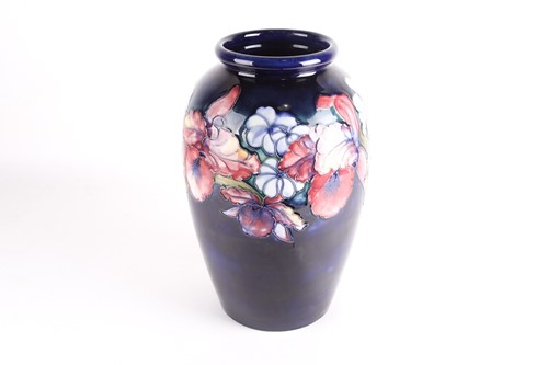 Lot 343 - A large Moorcroft baluster vase of shouldered...