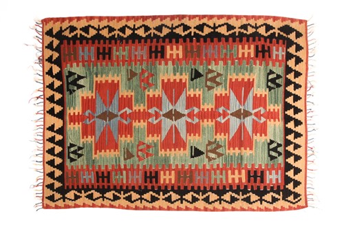 Lot 182 - A 20th century yellow/ ochre ground Turkish...