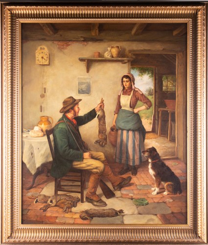 Lot 54 - Reuben Hunt (1879-1962), 'One for the Pot',...