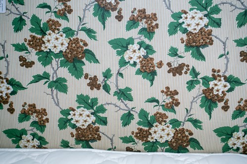 Lot 10 - A pair of floral chintz upholstered serpentine...