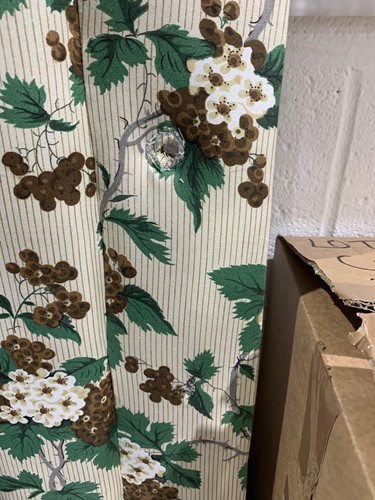 Lot 10 - A pair of floral chintz upholstered serpentine...