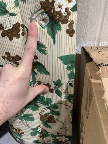 Lot 10 - A pair of floral chintz upholstered serpentine...