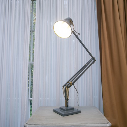 Lot 107 - An air force grey painted and spun brass...