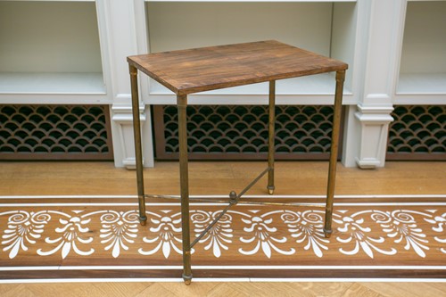 Lot 108 - A contemporary French style gilt bronze and...