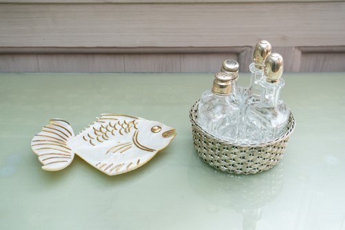 Lot 127 - A contemporary Italian silver cruet stand by...