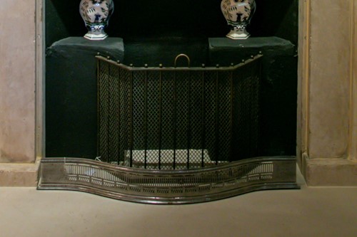 Lot 21 - A Victorian polished steel and brass folding...