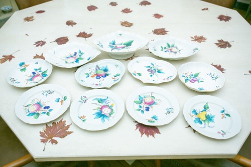 Lot 24 - A 19th-century French tin-glazed porcelain...