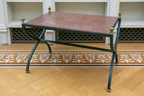 Lot 4 - A 20th century Neo-Classical style X frame...