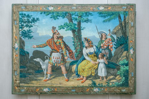 Lot 53 - Early 19th century Neapolitan school, huntsman...