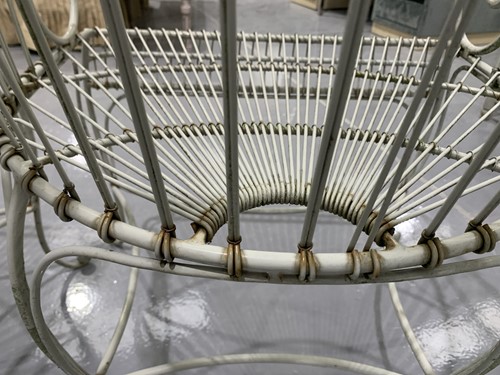 Lot 59 - A set of four sage coloured Regency style...