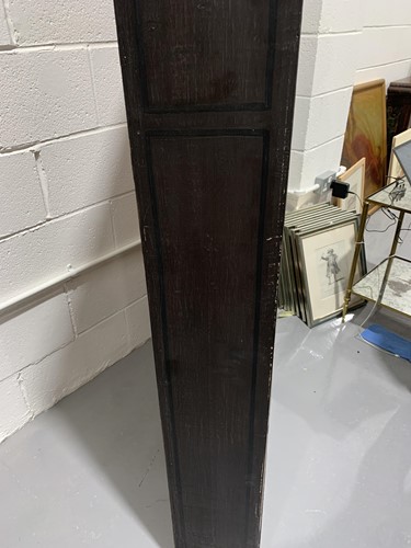 Lot 8 - A pair of estate style ebonised and distressed...
