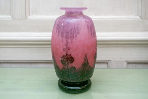 Lot 80 - A 20th century Le Verre Francais cased and...