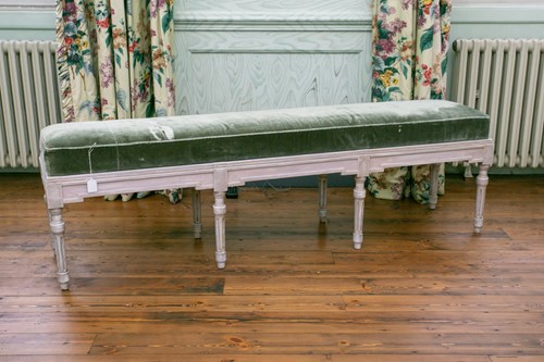 Lot 98 - A Louis Philippe style painted and distressed...