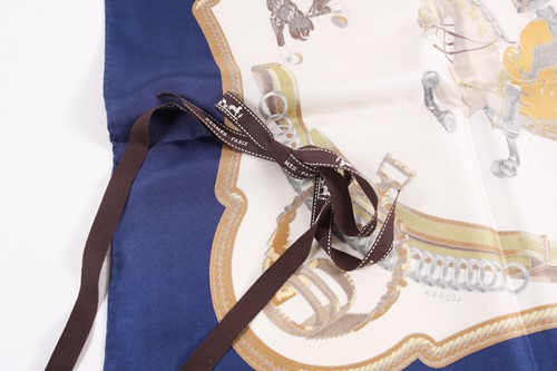 Lot 317 - Hermes. A silk scarf. Reprise, designed by...