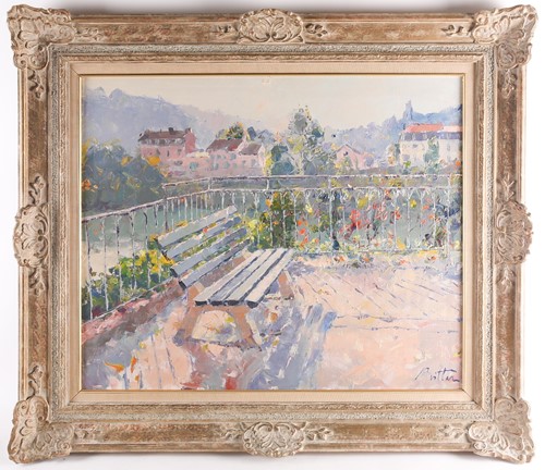 Lot 50 - Pierre Bittar (b.1934) French, 'Le Banc á...