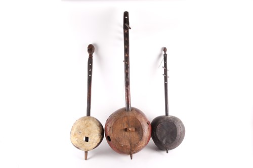 Lot 186 - Three Izeze, Tanzania, 20th century, two with...