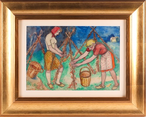Lot 67 - Max Burchartz (1887-1961) German, two women...