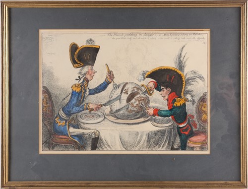 Lot 69 - After James Gillray, (British, 1757-1815) 'The...
